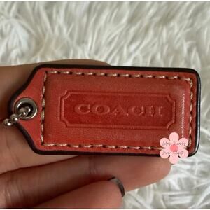 1.5" COACH Fob Bag Charm Hang tag Hangtag